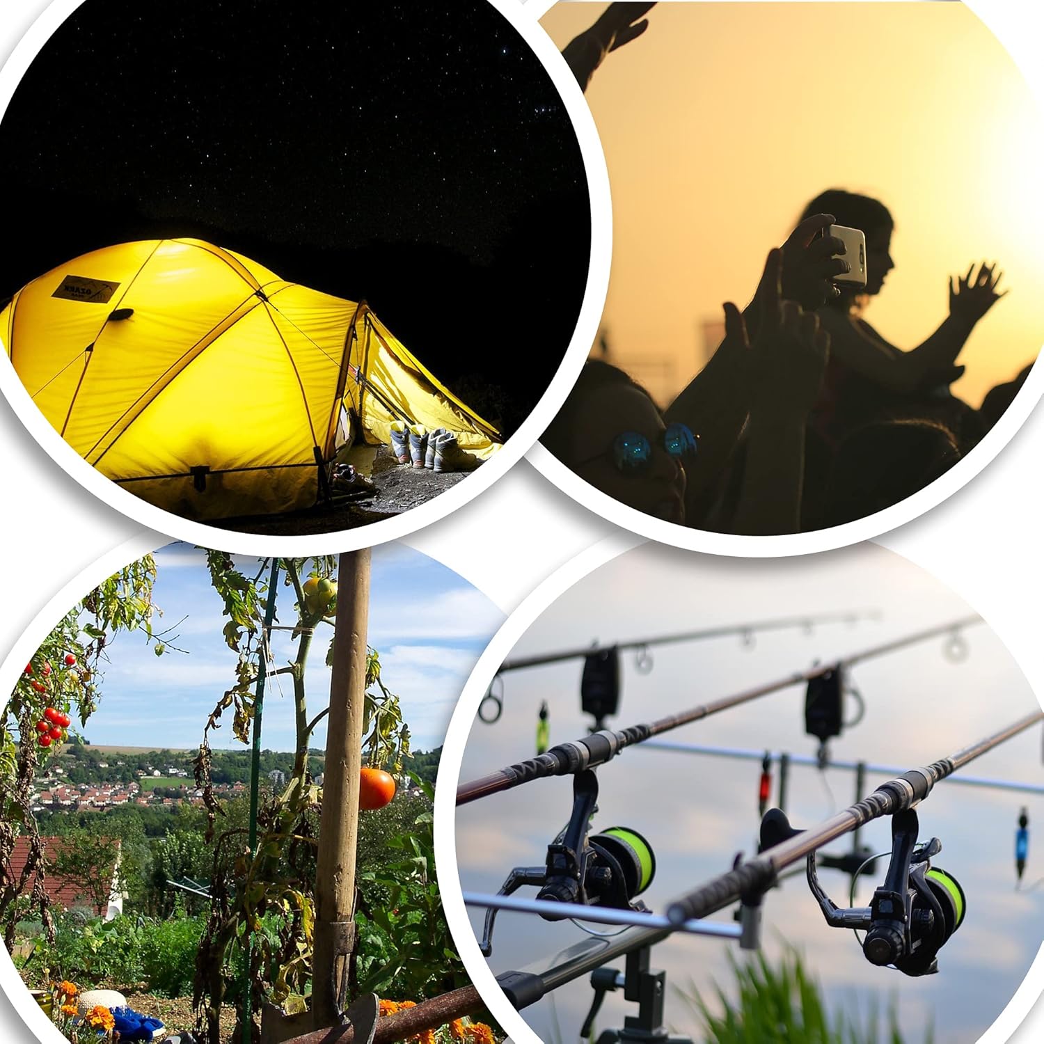 Camping Outdoor Picchetti Per Tenda In Acciaio A V - 16 Pezzi Extra Robusti Per Campeggio, Gazebo E Outdoor Picchetti In Acciaio - Foto 5