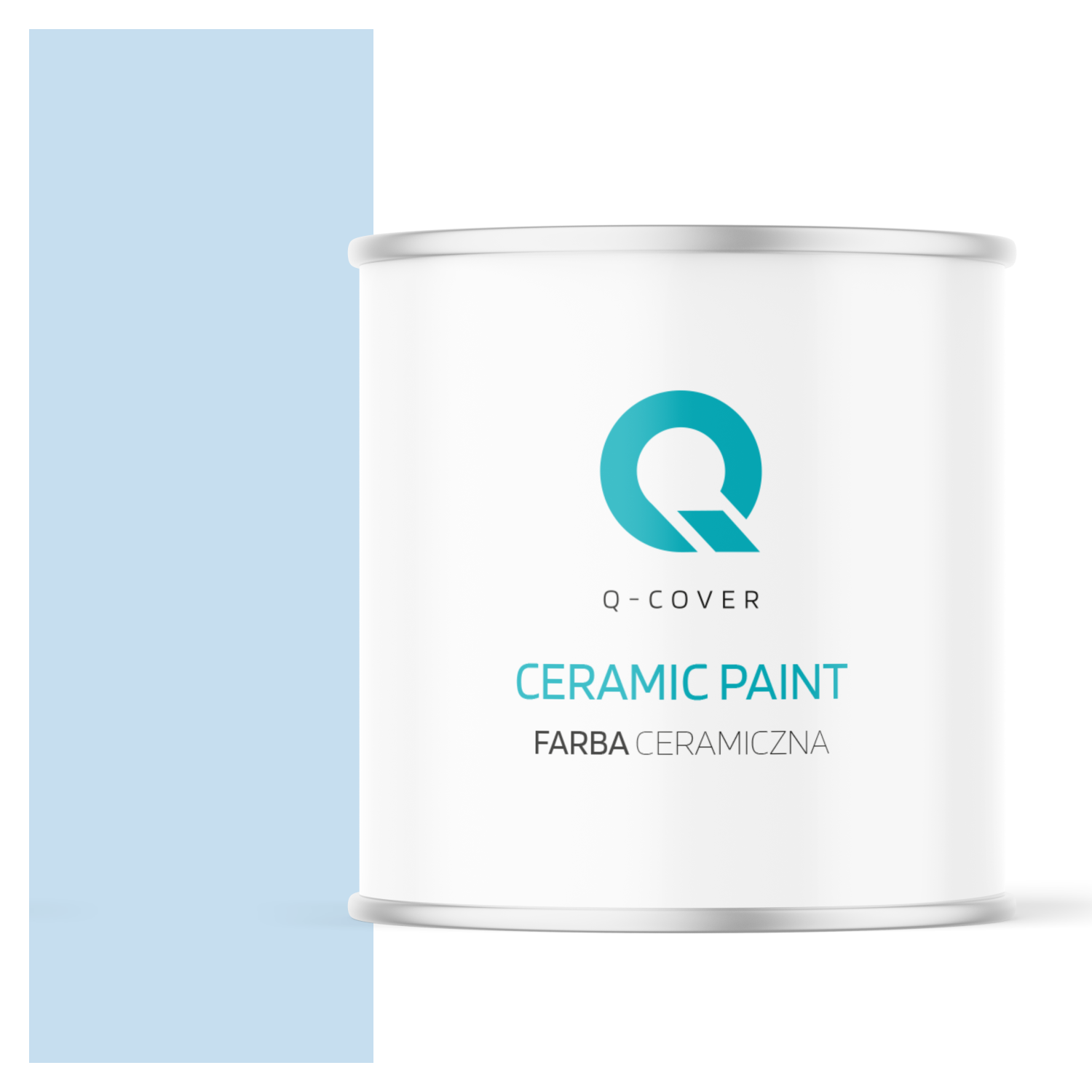 Farba Ceramiczna Do Ścian i Sufitów Q-Cover Błękit H0169 Głęboki Mat 2L