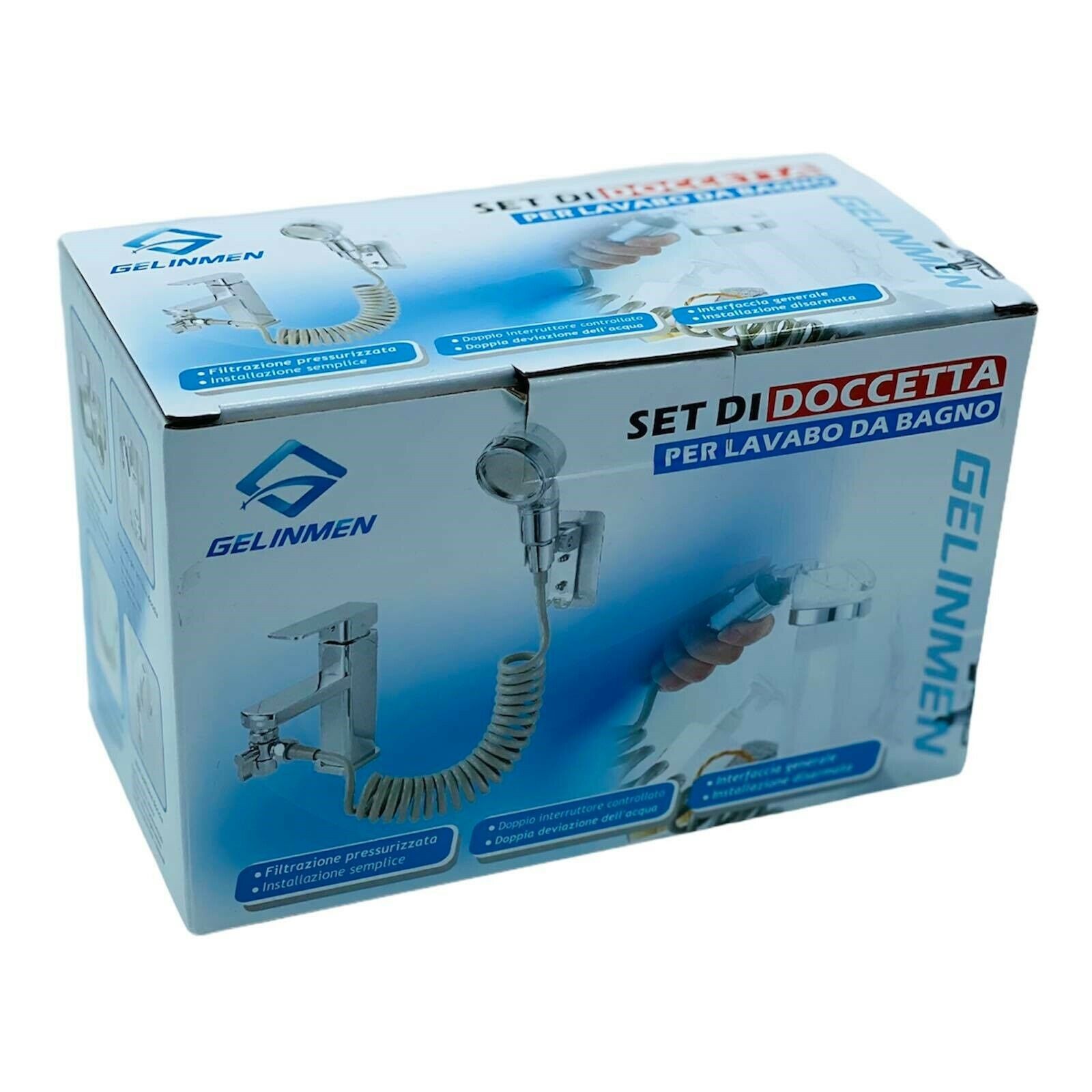 Doccetta Per Lavandino Estensibile 3M - Soffione 3 Modalità Per Lavaggio Capelli, Animali, Pulizie - Foto 5