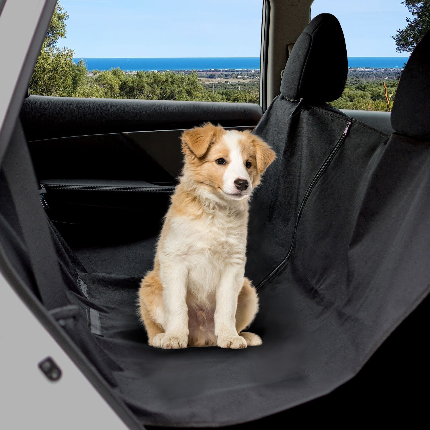 Coprisedile Auto Per Cani 4-in-1 - Impermeabile E Antigraffio - Foto 6