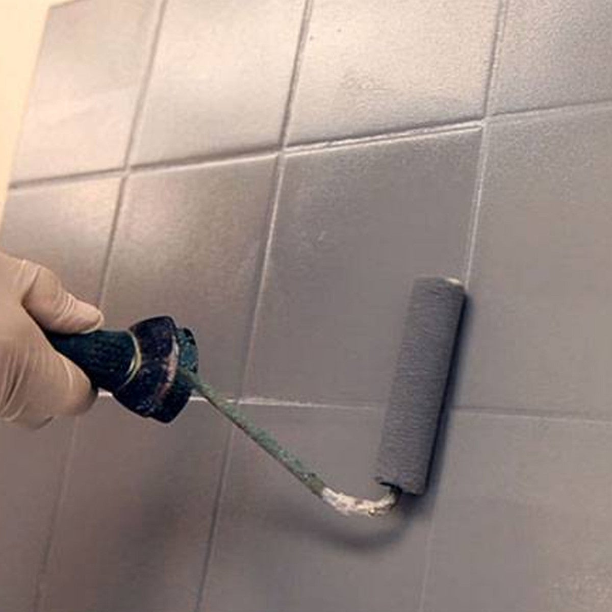 Vernice per piastrelle bagno e cucina - ARCAPOXY PIASTRELLE - 2,5 kg (fino a 25 m² in 2 strati) Verde reseda - RAL 6011 - ARCANE INDUSTRIES - 9