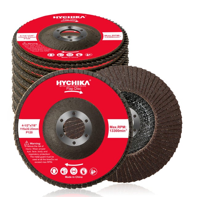 3 Disques Abrasifs à Lamelles 115 Mm Pour Meuleuse - Fer Bois Marbre - Grains P80 (Lot De 3)