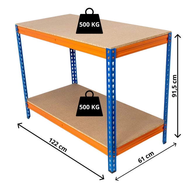Stół warsztatowy Bauhus 91x122x61cm