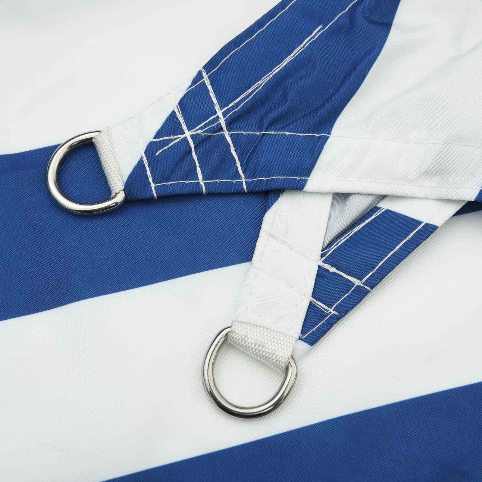 Voile d'ombrage triangulaire 6 x 6 x 6 m en polyester Oxford 100 % - 5