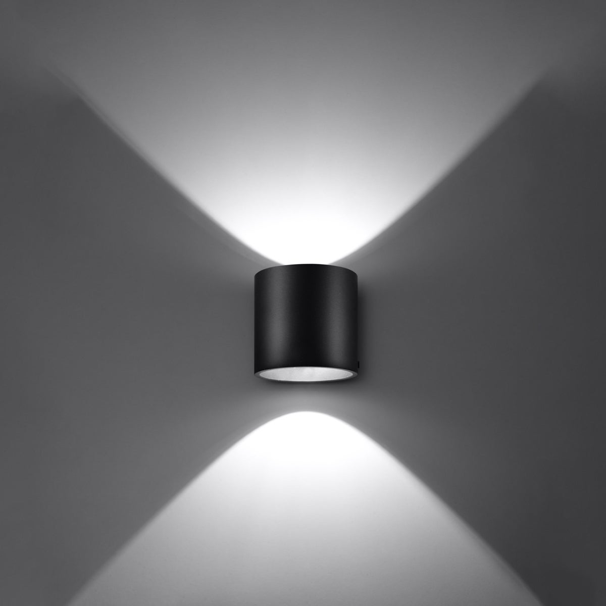 Kinkiet CELERIS 1 czarny LED 3000K - 10x12x10cm Sollux