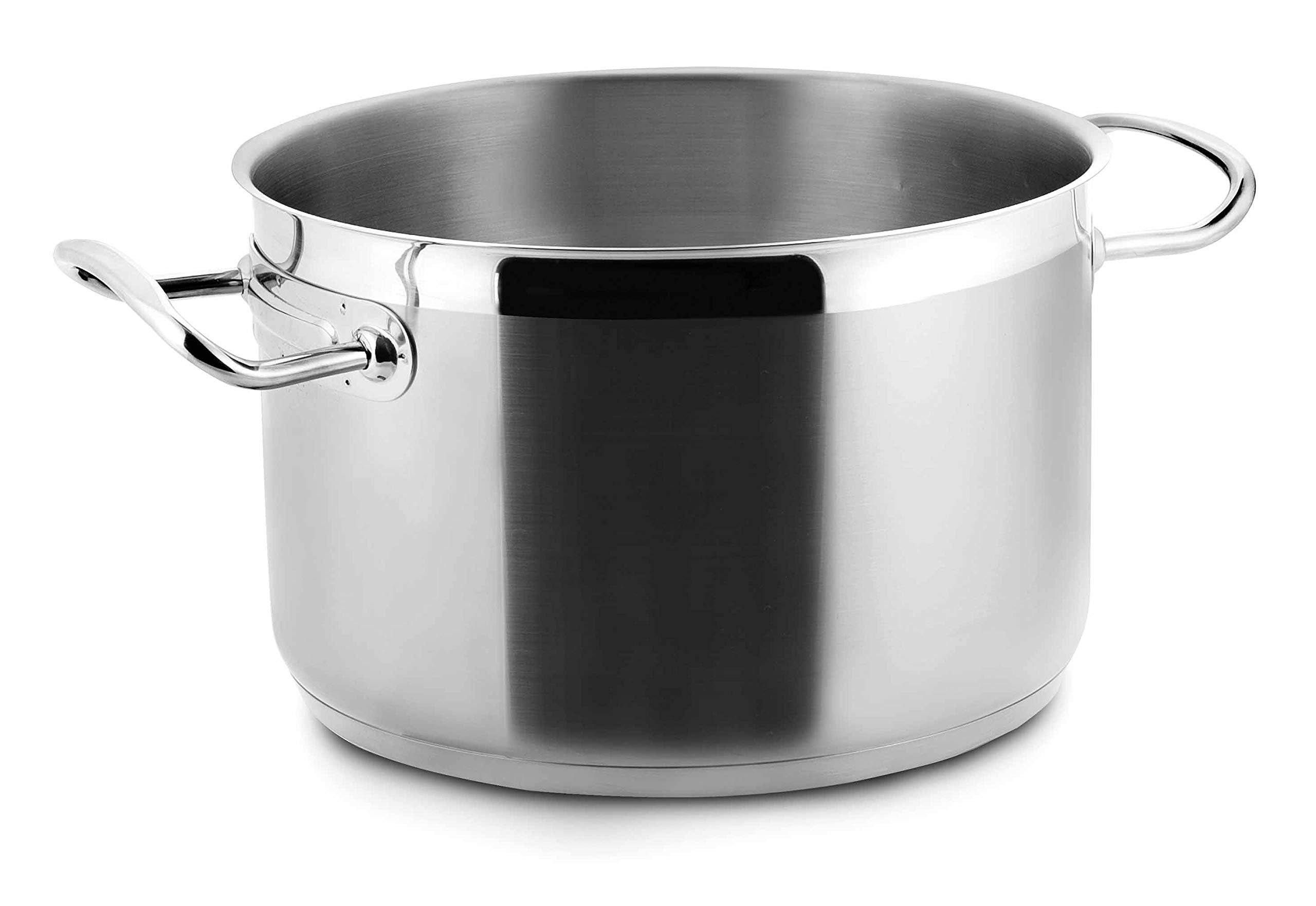Lacor Chef Lux Marmite à Soupe Sans Couvercle, Argent, 45 (cm) | Leroy