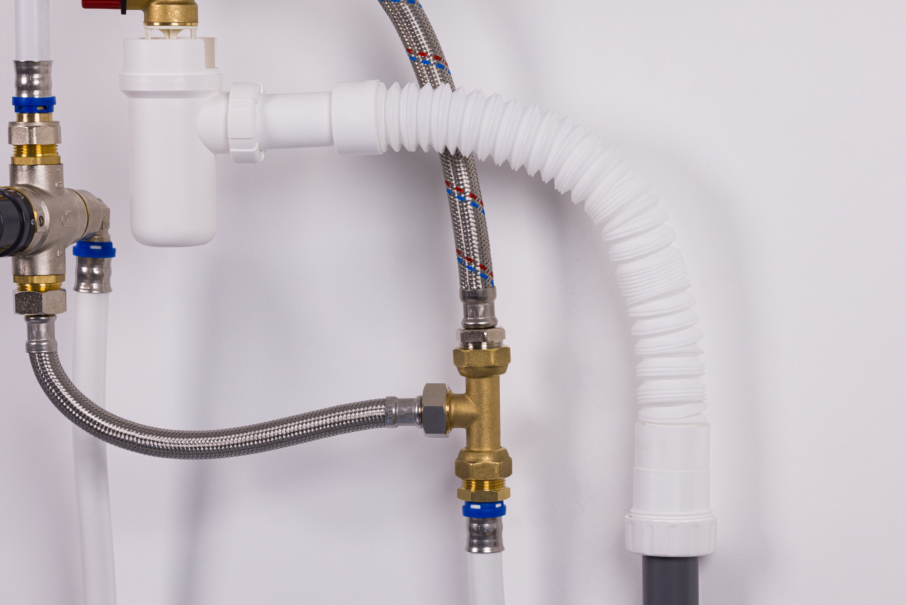 Flexible de vidange articulé extensible pour siphon groupe de sécurité chauffe-eau D32 NOYON & THIEBAULT - 2