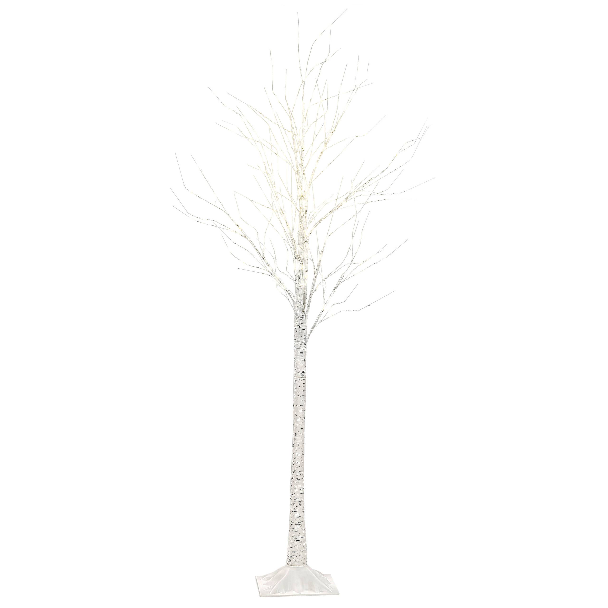 Albero di Natale LED metallo bianco 190 cm LAPPI - 6