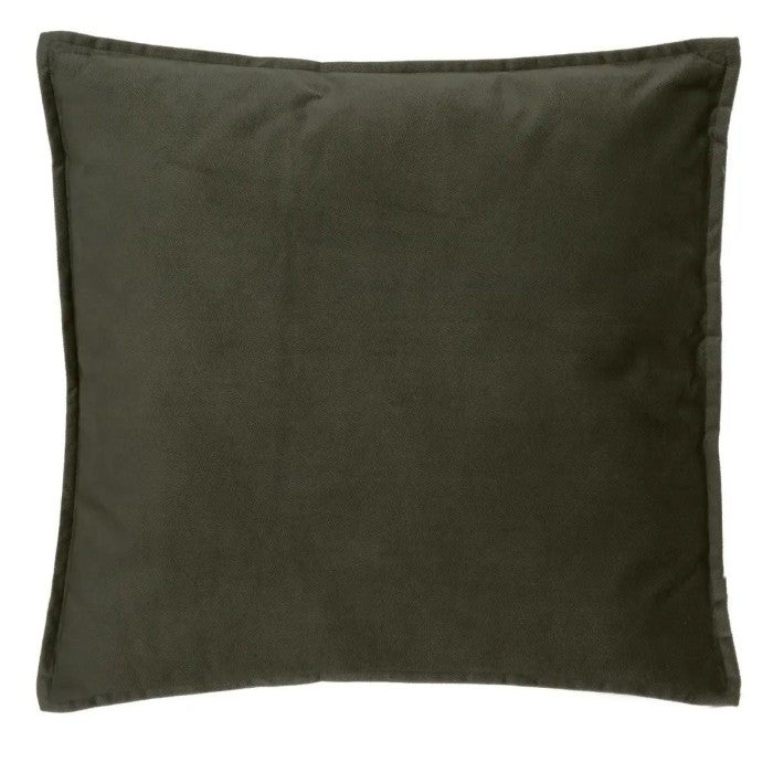 Coussin Déhoussable "Lilou" 45x45cm Vert Kaki | Leroy Merlin