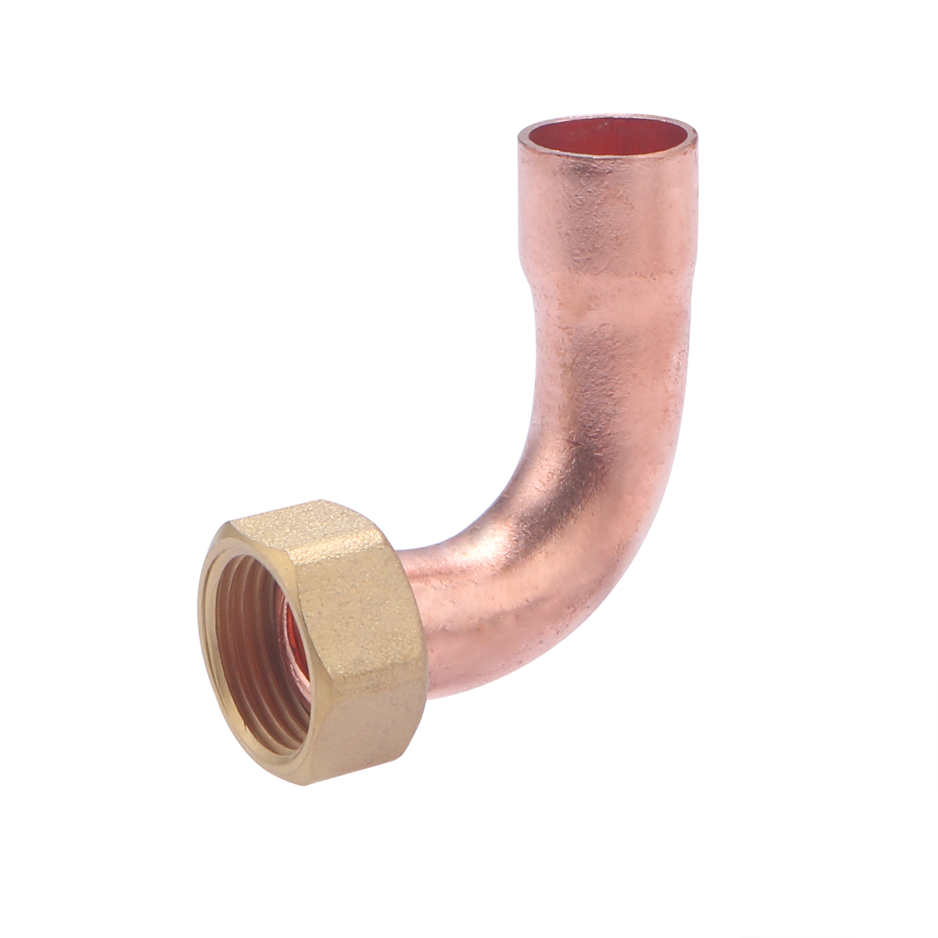 Raccord coudé prisonnier Cuivre Visser Ø12 - 12x17 NOYON & THIEBAULT - 2
