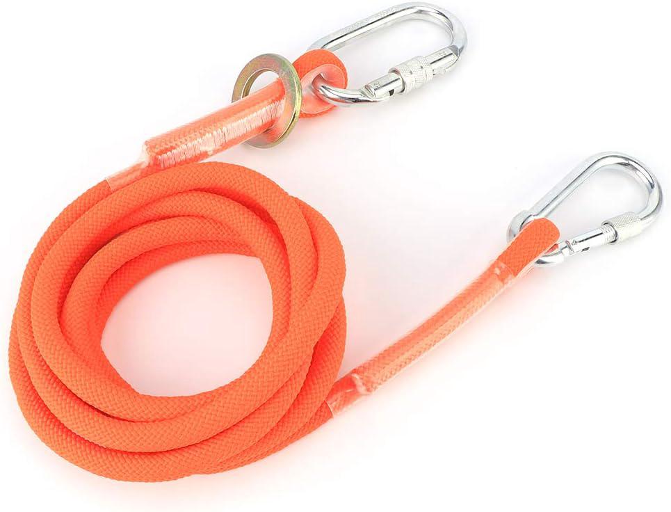 Ineasicer 3M Petite Boucle Travail Aérien Ceinture de sécurité Corde Extérieur Construction Assurance Longe Travail Ceinture de sécurité Antichut - 5