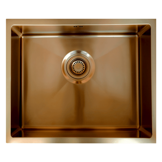 Luisa évier 1 cuve seule 55x45 en inox cuivre brossé