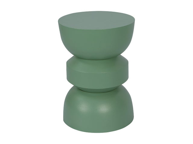 Table d'appoint de jardin en métal - Vert amande - TOQO de MYLIA