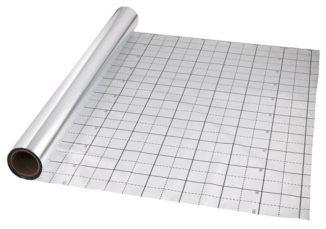 Rouleau de film aluminium réfléchissant longueur 50 mètre x largeur 1 mètre NOYON & THIEBAULT