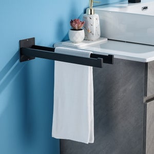 Porte-serviettes mural en Bronze, porte-rouleau de... – Grandado
