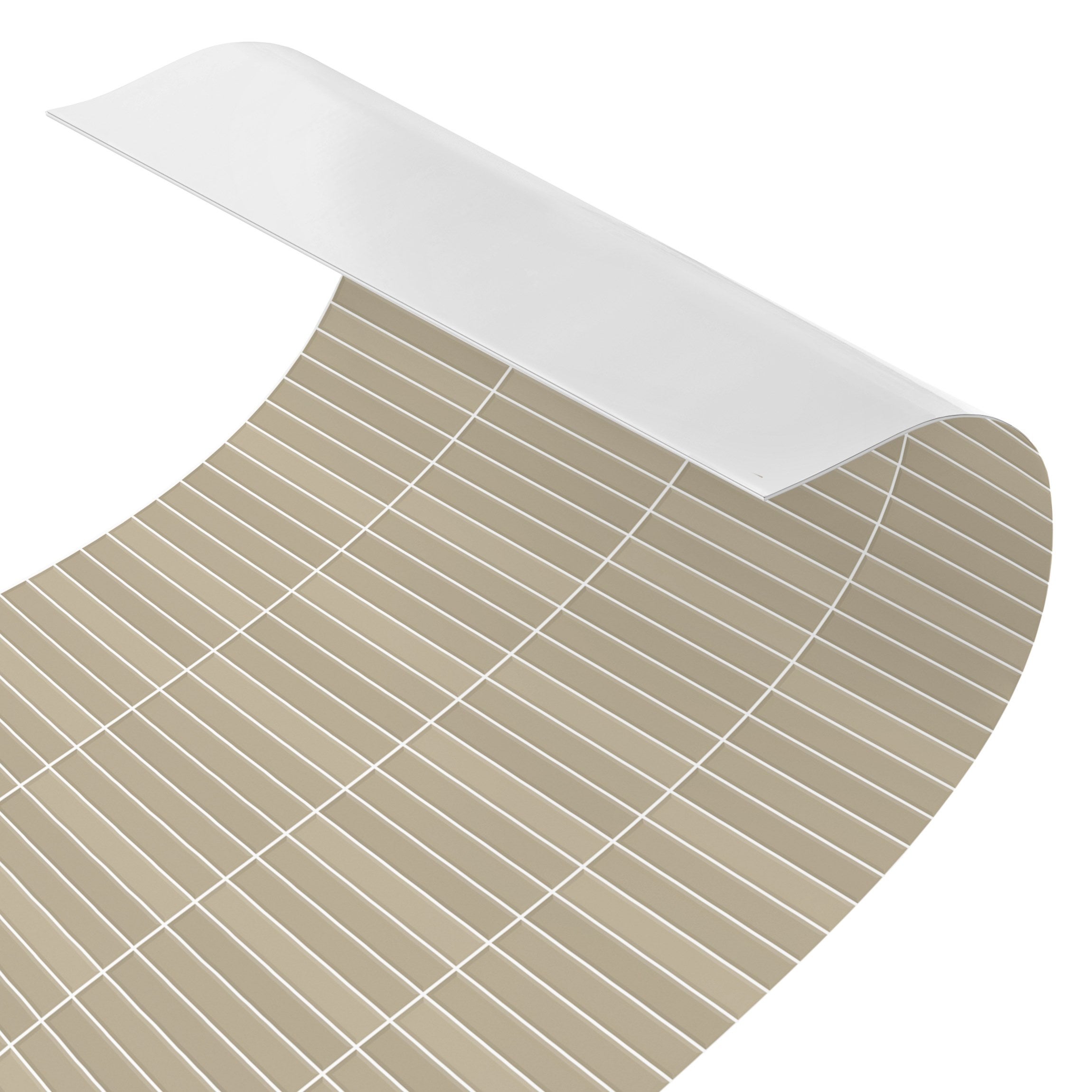 Crédence cuisine moderne crédence adhésive imperméable et résistant à l'huile autocollante sur mur et carrelage mosaïque beige 150 x 50 cm - 5