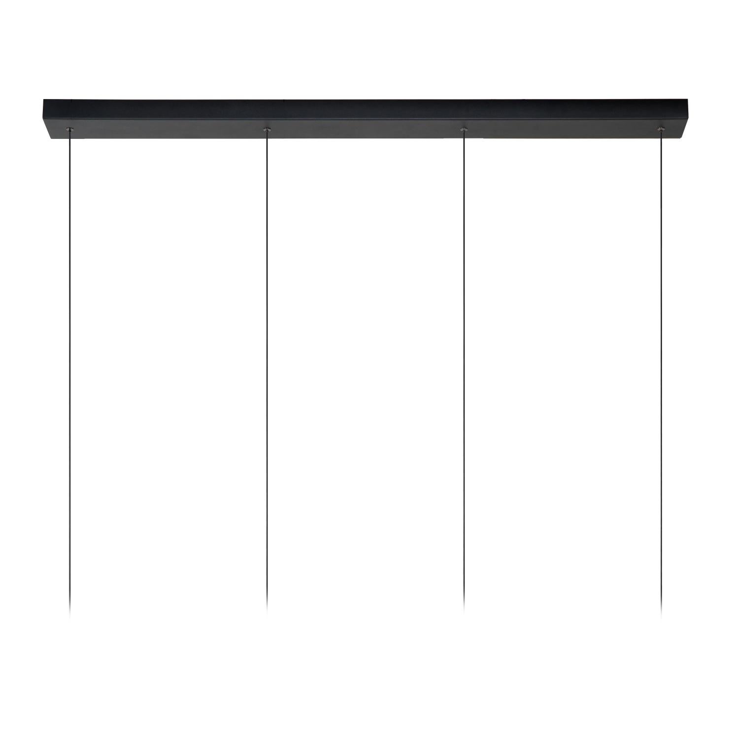 Suspension électrifiée Métal Noir LORENZ LUCIDE - L120 x larg10 x H60 cm - 7