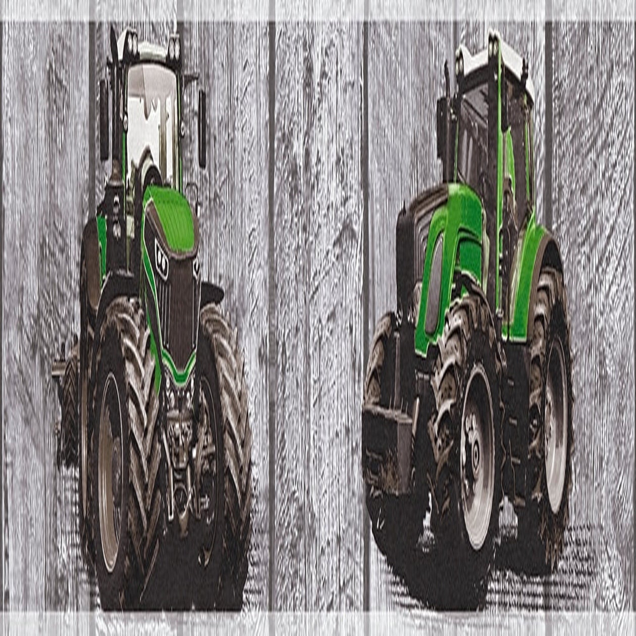 Tapeta wygląd drewna zielonymIszarym - 53 cm x 10.05 m - A.S. CRÉATION