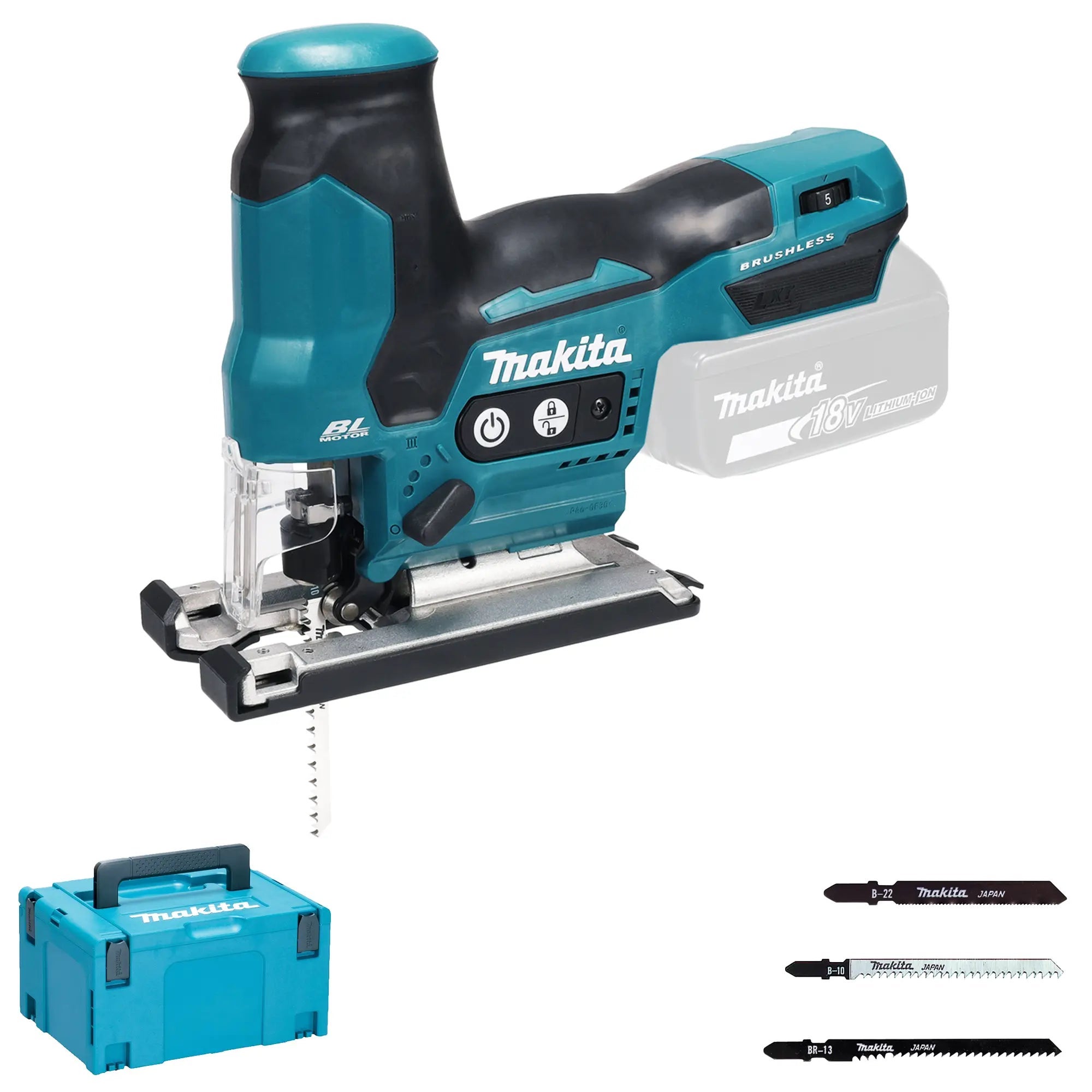 Scie Sauteuse 12V CXT Li-Ion Brushless Makita JV102DZ - Machine Seule