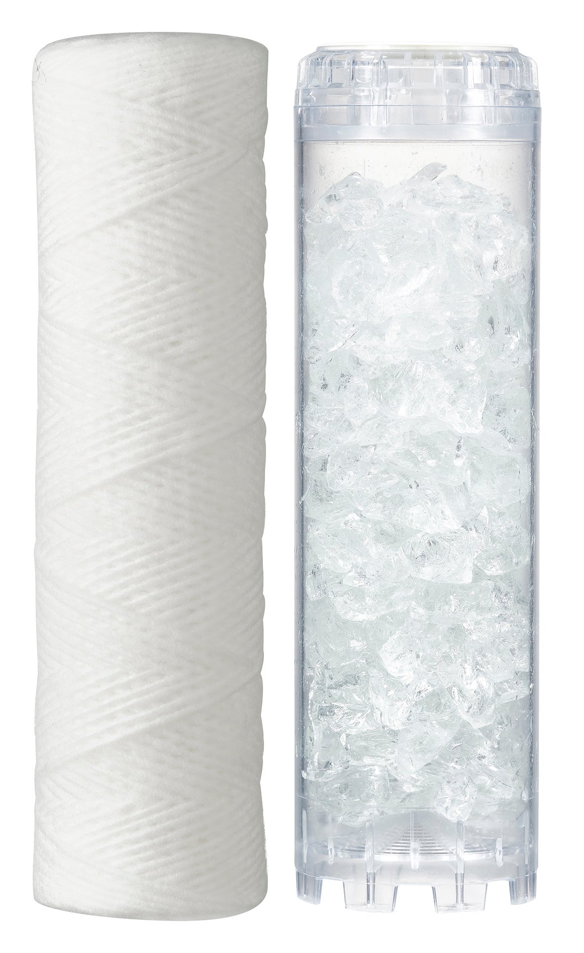 Kit cartouche anti-calcaire polyphosphate + cartouche anti-impuretés efficacité 12 mois ORIA - 2