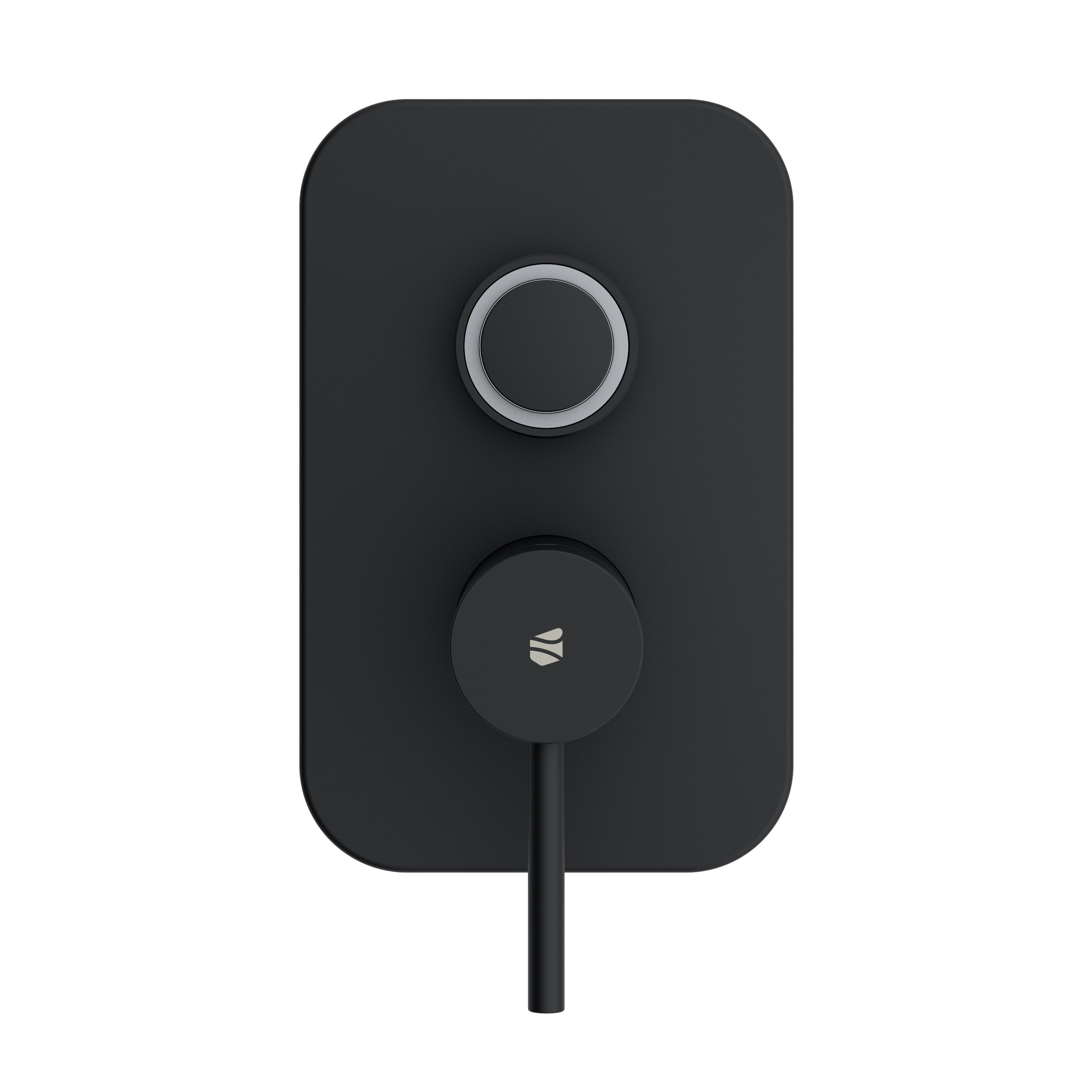 Bernstein Bateria prysznicowa VIREO czarna 2 tryby wylewki - korpus podtynkowy