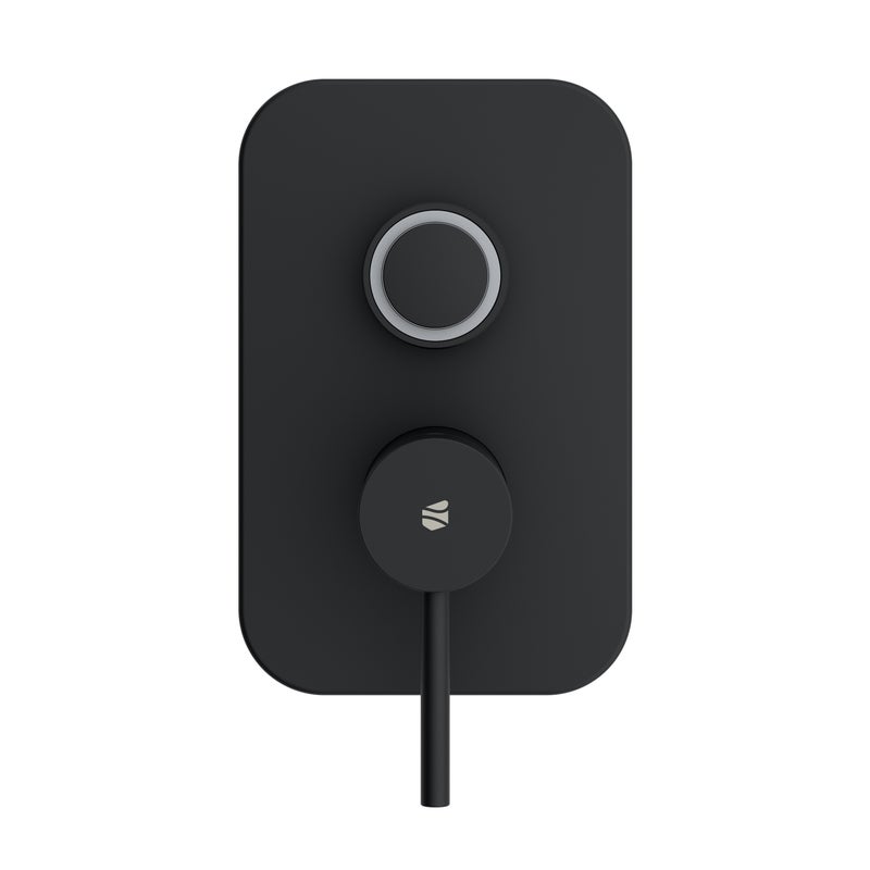 Bernstein Bateria prysznicowa VIREO czarna 2 tryby wylewki - korpus podtynkowy