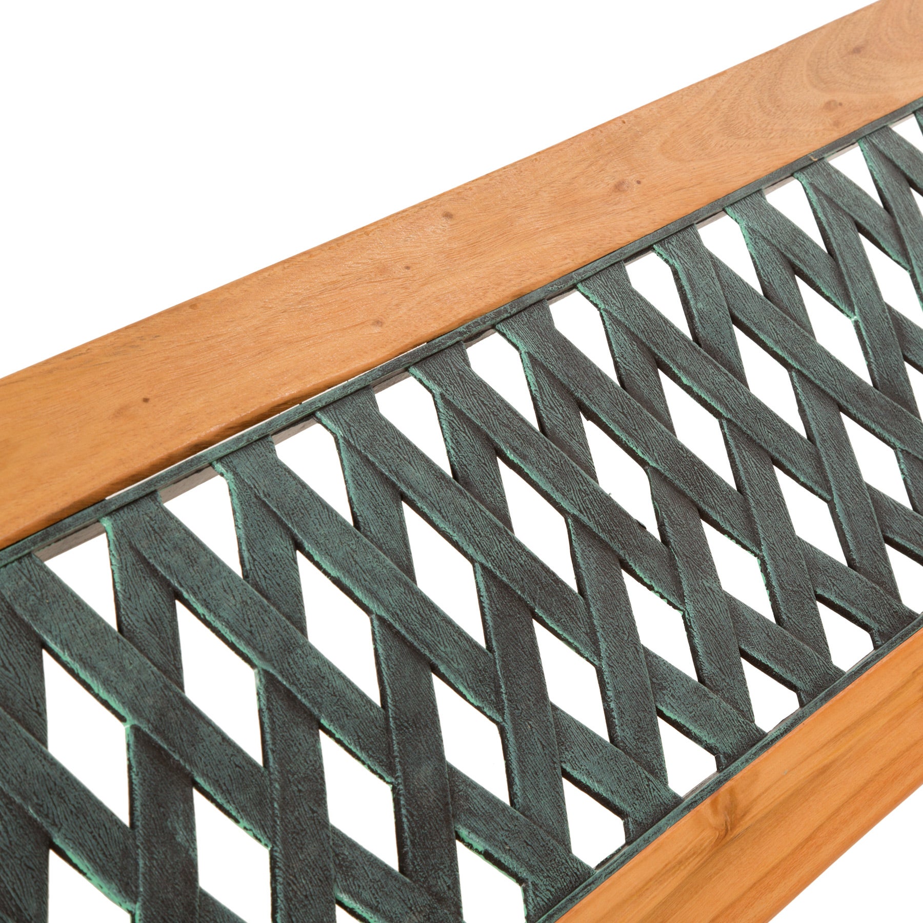 Banc de jardin en bois 2 places 128 x 51 x 73 cm TECTAKE - 6