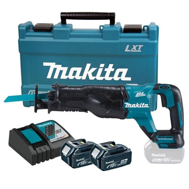 Scie sabre 18V LXT (2x5,0 Ah) dans valise synthétique - MAKITA DJR187RTE