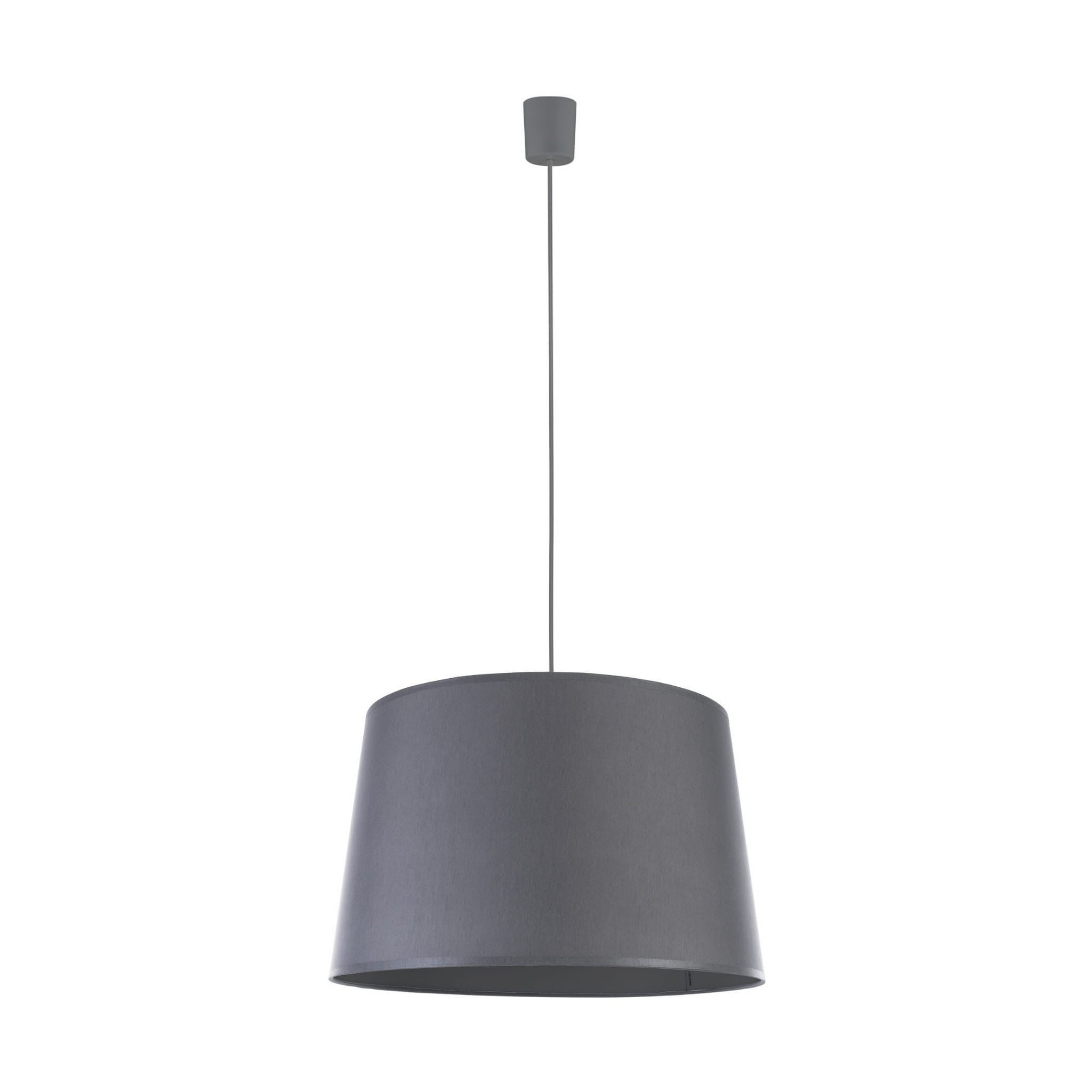 Lampa sufitowa wisząca Maja szaro-grafit 1xE27x15W wym: 175 x 45 x 45 cm tkanina TK Lighting
