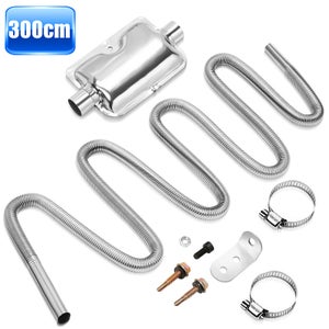 Silencieux DB Killer Pour Moto - Acier Inoxydable - Diamètre 48 Mm - Réduction Bruit Échappement - Kit Installation