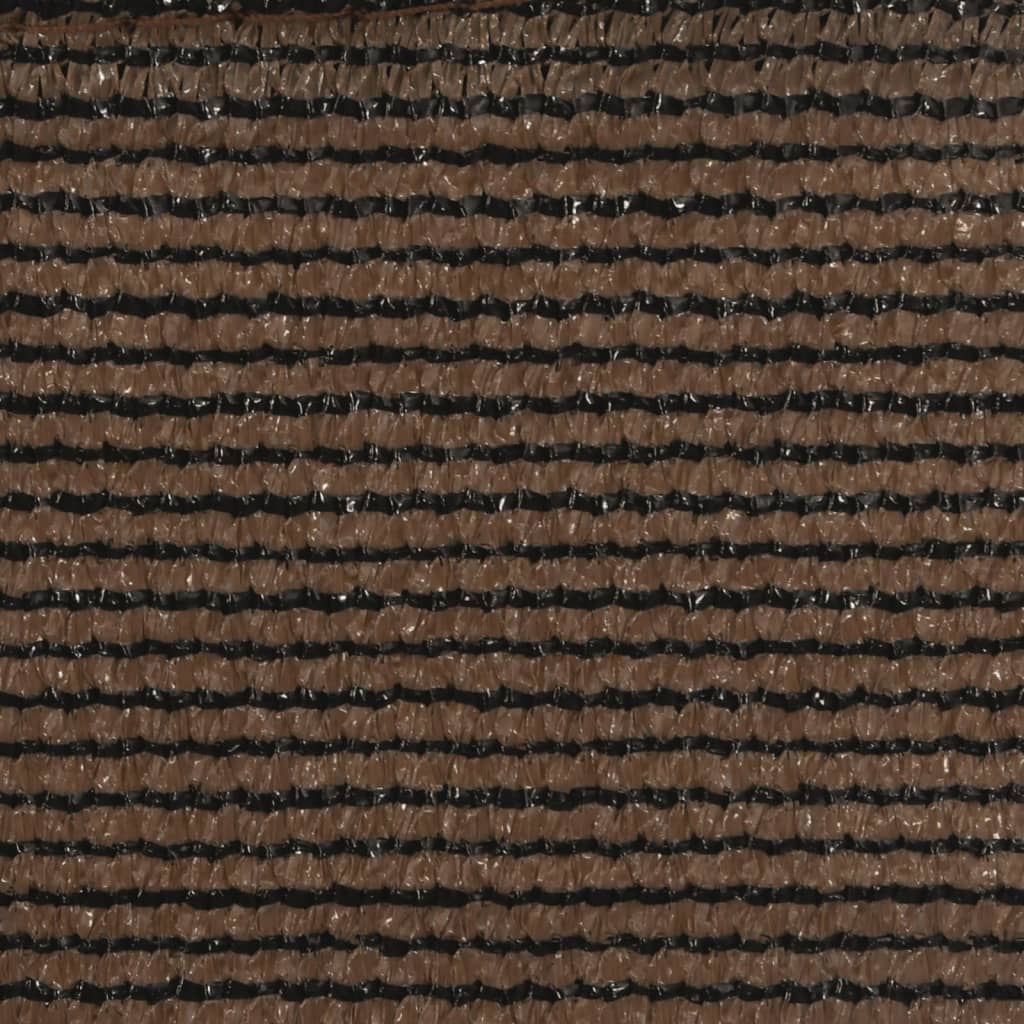 Maison Exclusive - Vela Parasole 160 g/m² Marrone 5x5x5 m in HDPE - 9