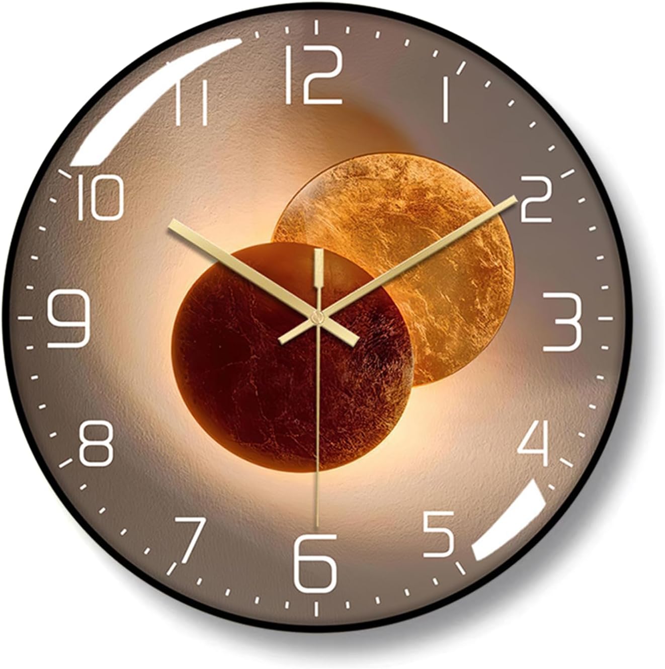 Horloge Murale 3D Double Couche En Forme D'oiseau Décoration Créative