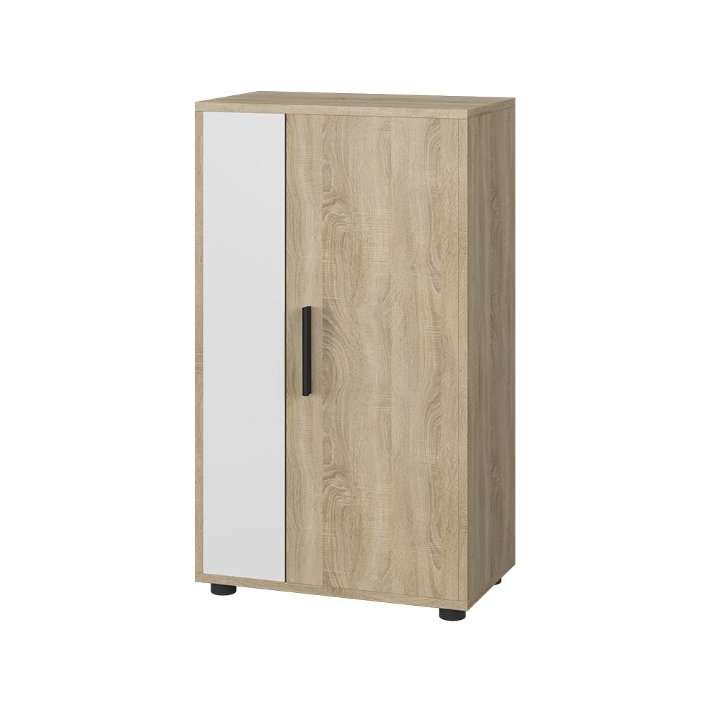 Vicco Komoda z szufladami Berno, Sonoma/Biały, 50.1 x 87.3 cm z 2 przegrodami