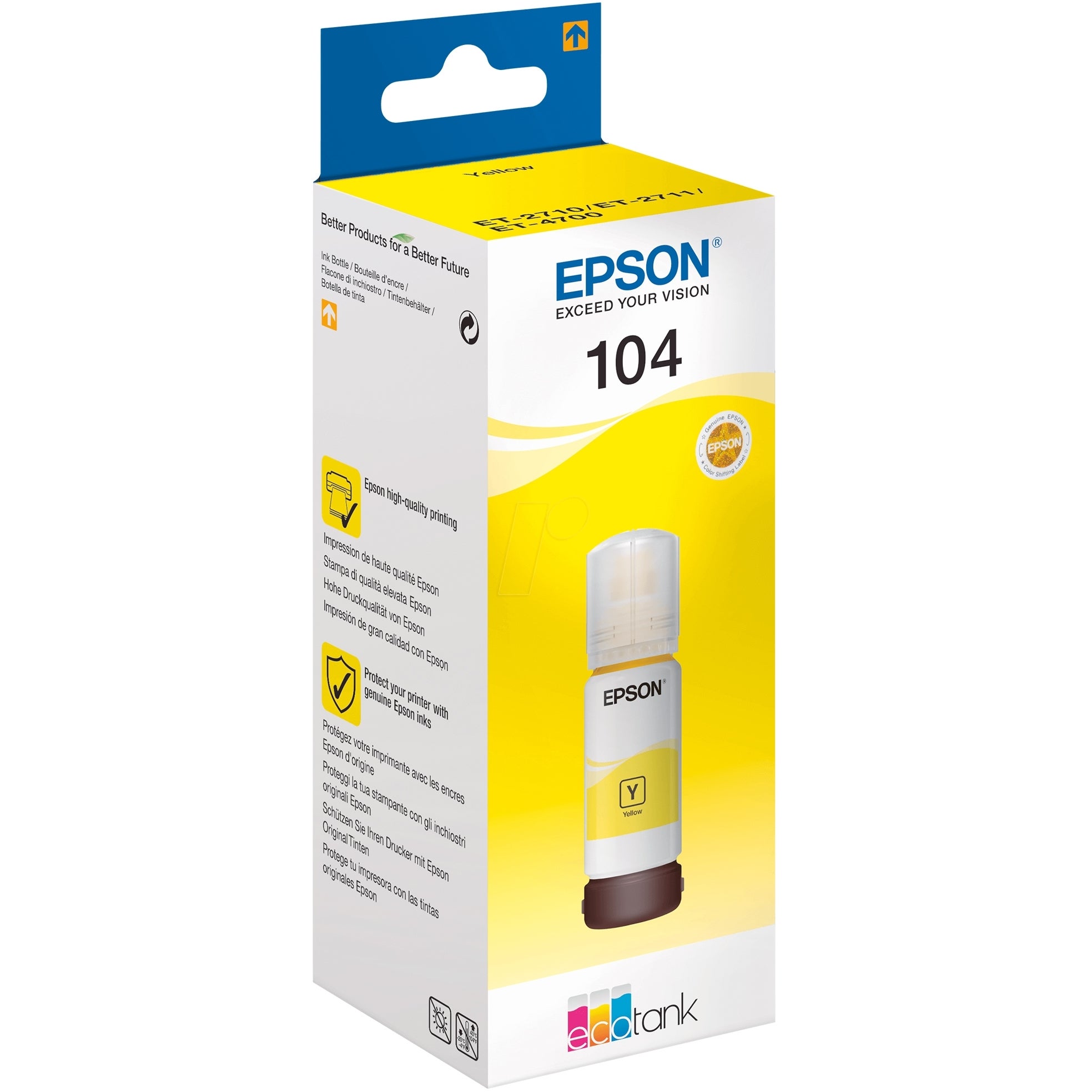 Epson 104 EcoTank - Bouteille d'encre / Jaune - 3