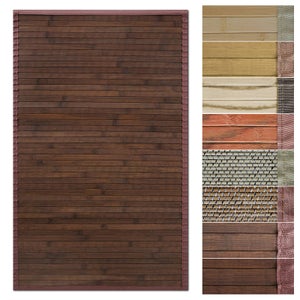 50X100 Tapis Cuisine Bambou - 50X100 Cm Antidérapant Et Résistant À L 50X100 Tapis Cuisine Bambou - 50X100 Cm Antidérapant Et Résistant À L