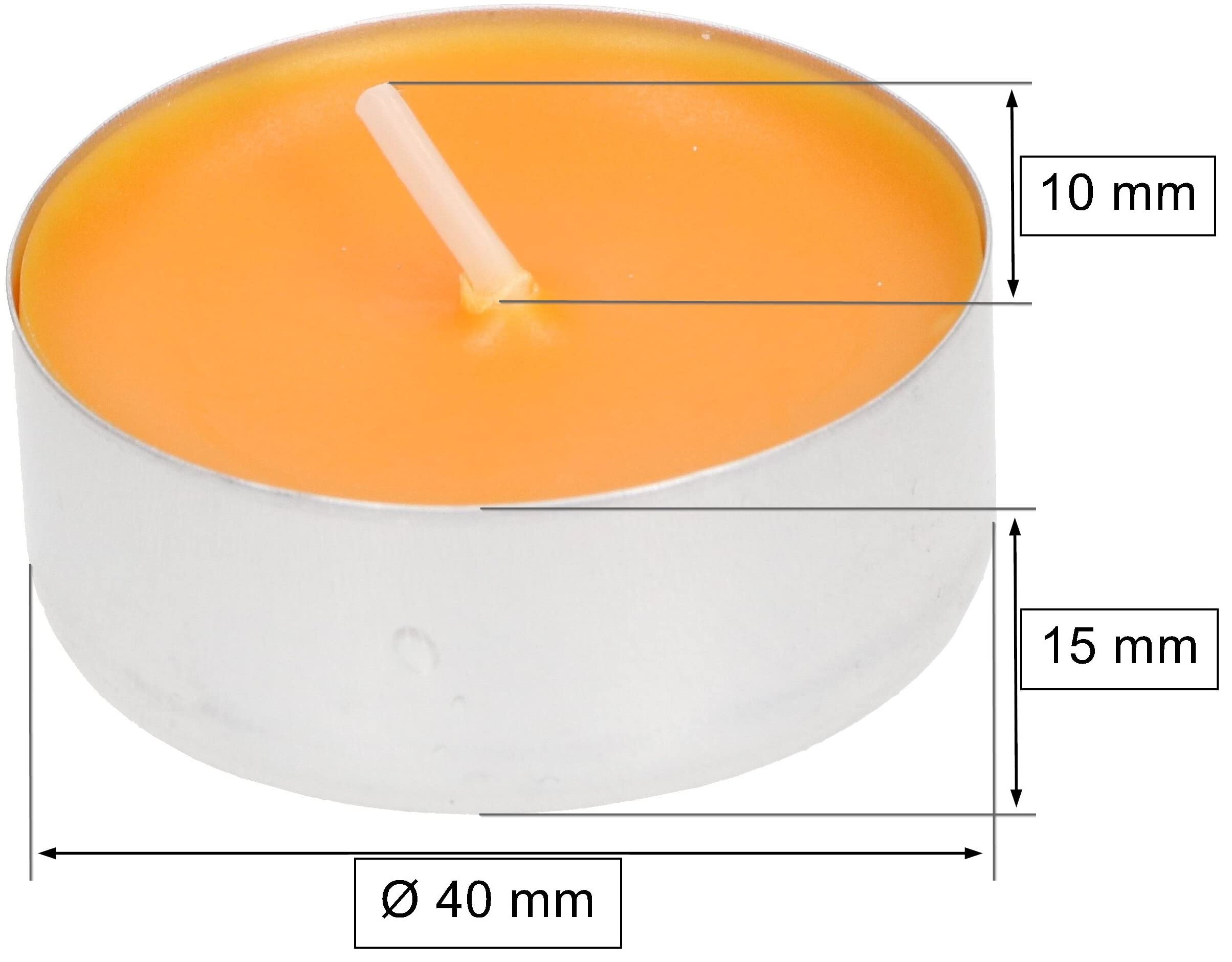 12x tealight podgrzewacze świeczki zapachowe wkład - KOTARBAU - 8
