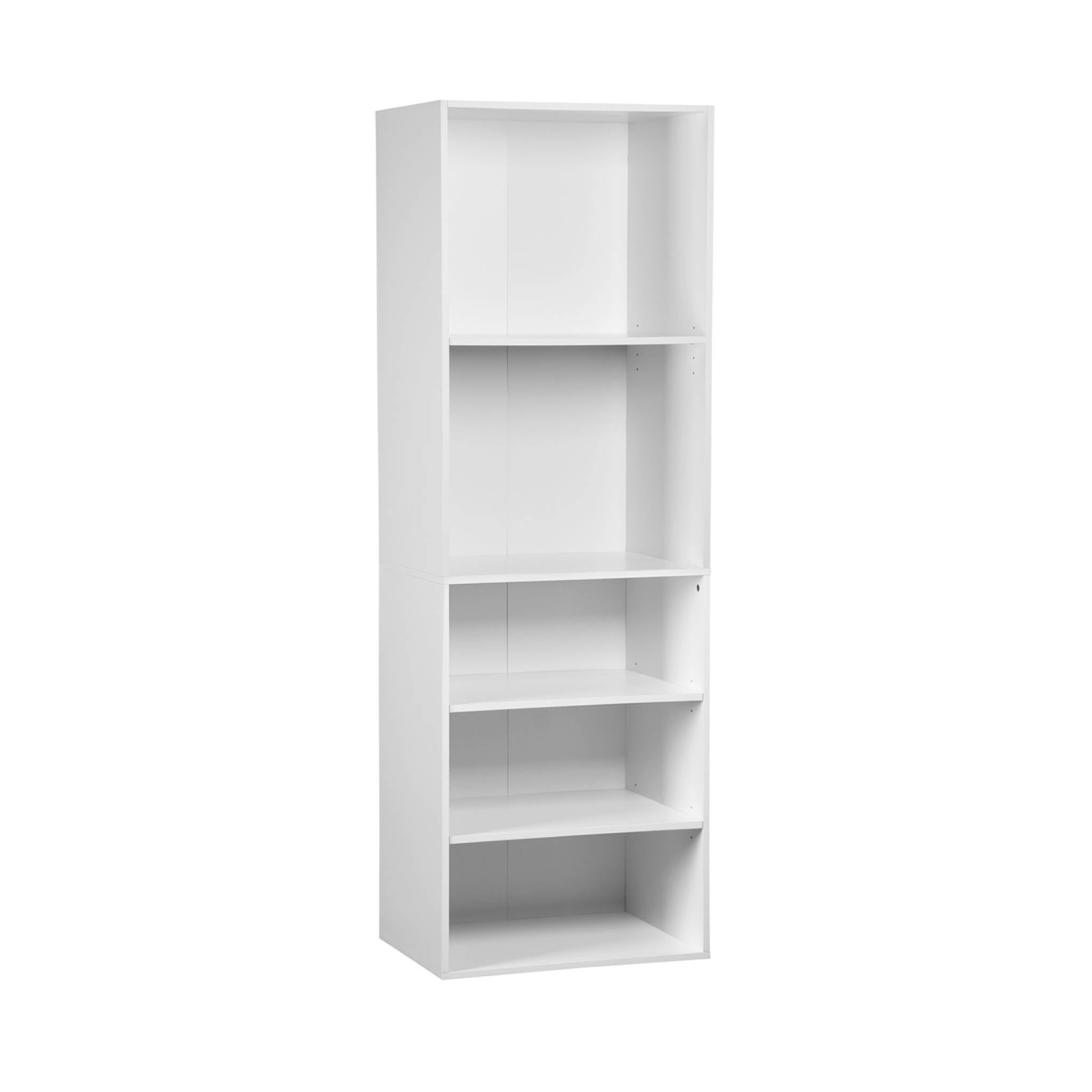 Kit dressing modulable avec 2 éléments. étagères. penderie. porte pantalons. coloris blanc 120 x 45 x 180 cm MODULO - 6