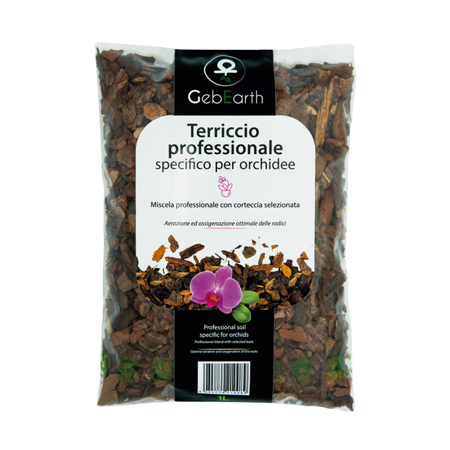 Terriccio Per Orchidee Bark Biologico Con Corteccia Di Pino E Torba - Substrato Professionale Pronto All'Uso - Foto 8