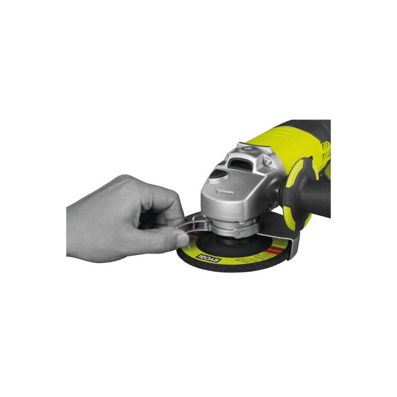 Meuleuse d'angle RYOBI 18V One+ R18AG-140S - Batterie Lithium-ion 4.0 Ah - Chargeur - 5