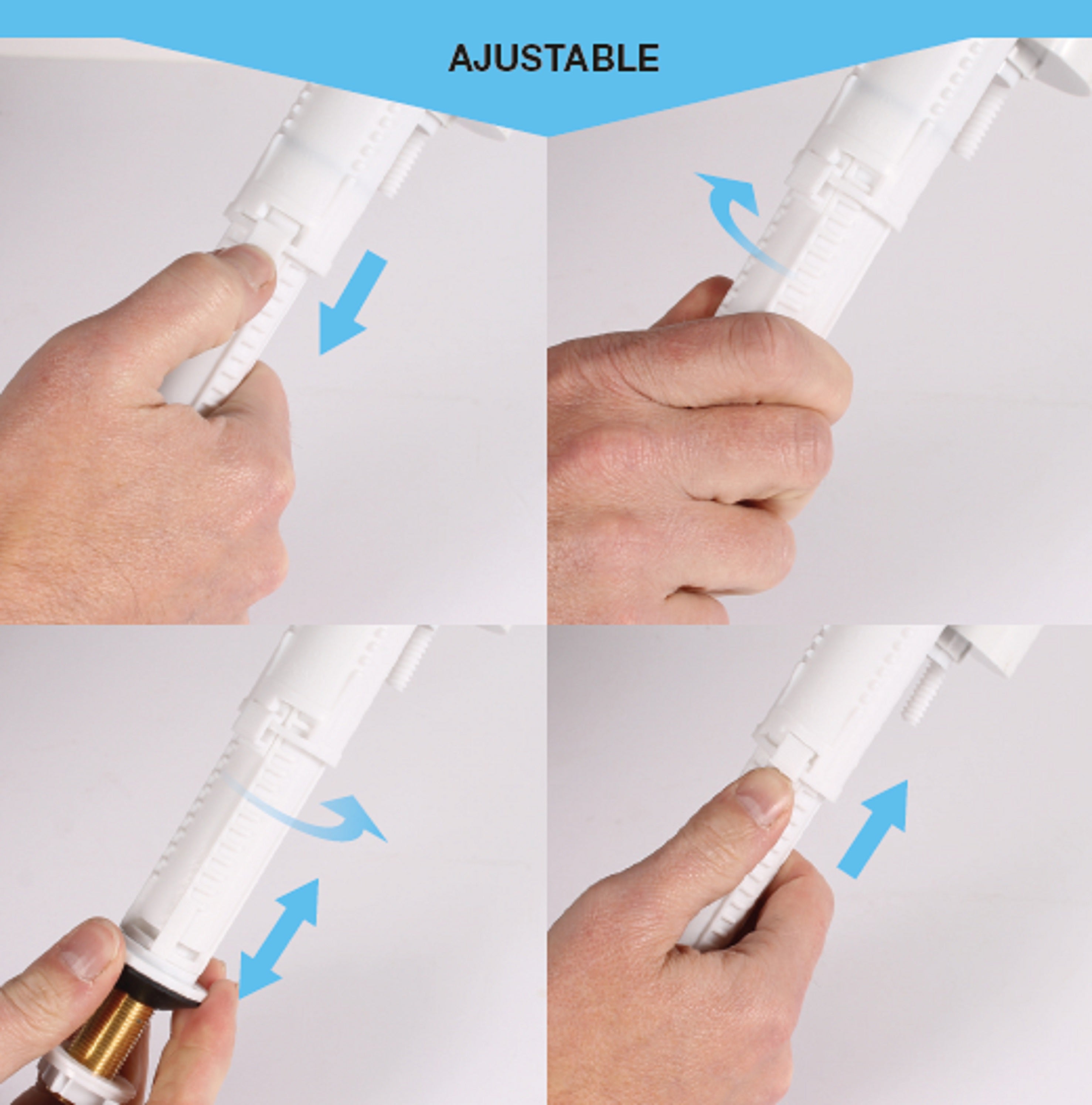 Robinet Flotteur WC Arrivée Verticale par le bas Mâle 12x17 (3/8) NOYON & THIEBAULT - 3