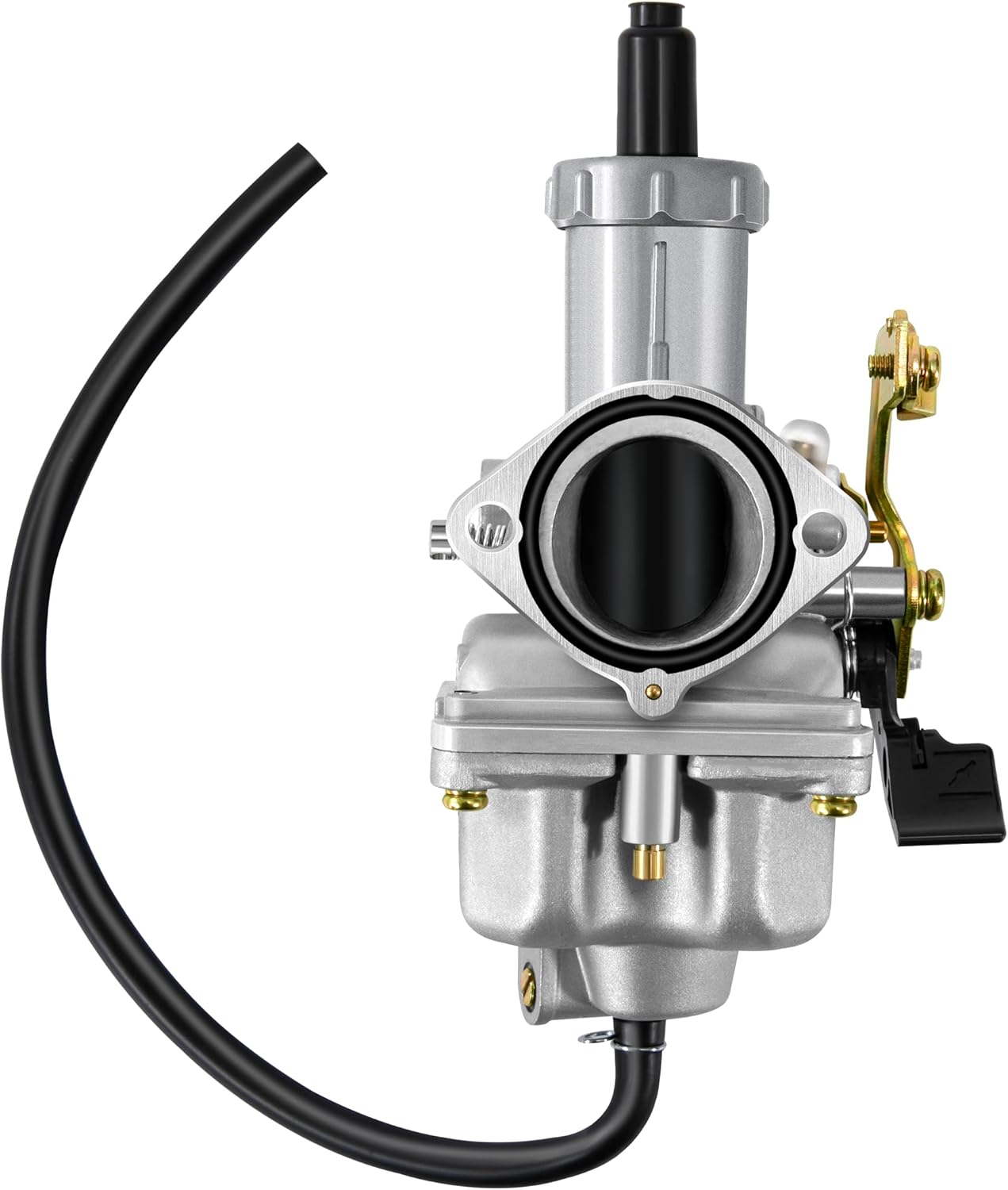 Pwk Carburatore 26mm Nero Anodizzato Per Moto, Scooter, Quad, ATV, Mini Bike - Adatto Per Motori 150cc-200cc - 5