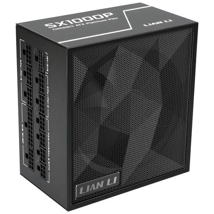 Fuente de Alimentación Lian Li SX Platinum 1000W 80 PLUS Platinum modular ATX 3.1 Silencioso Negra - Imagen 3