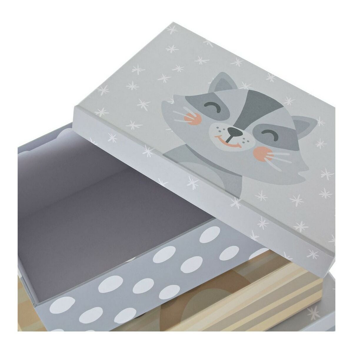 Set di Scatole Decorative DKD Home Decor Cartone (6 pcs) - 3