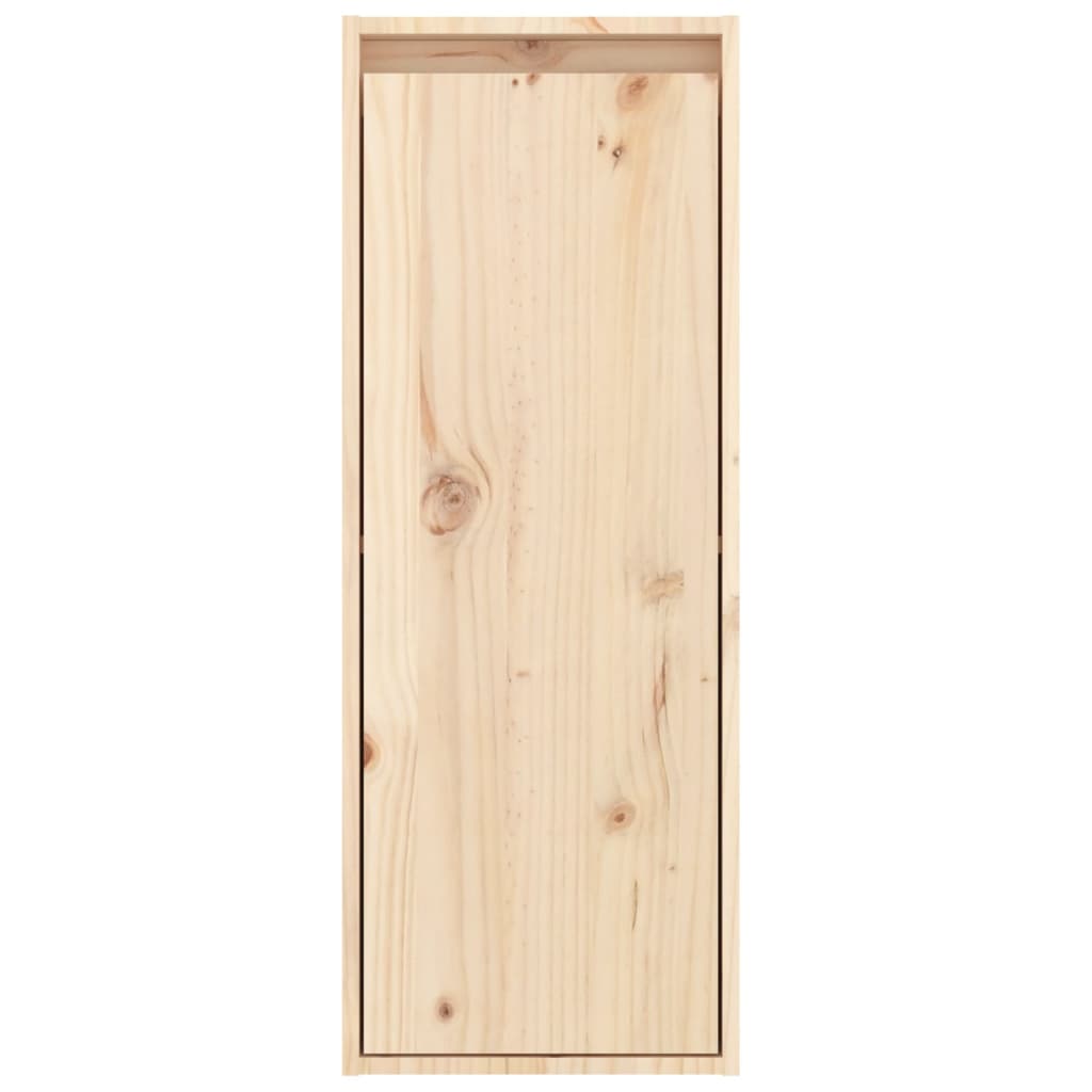Maison Exclusive - Armario de pared 2 uds madera maciza de pino 30x30x80 cm - 6