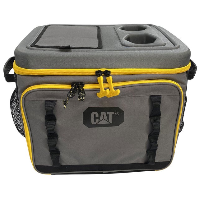 Cooler portátil Saco refrigerador 35 Litros Grande volume Site Camping Praia Caterpillar