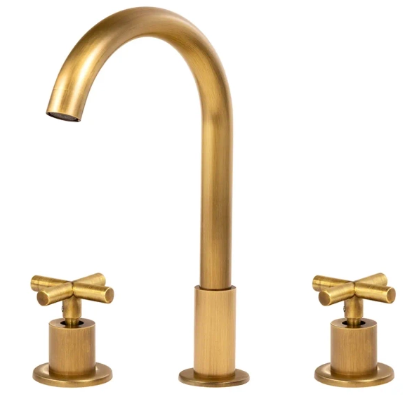 BATERIA UMYWALKOWA VERANNI 3-OTWOROWA SEM-1106V STARE ZŁOTO