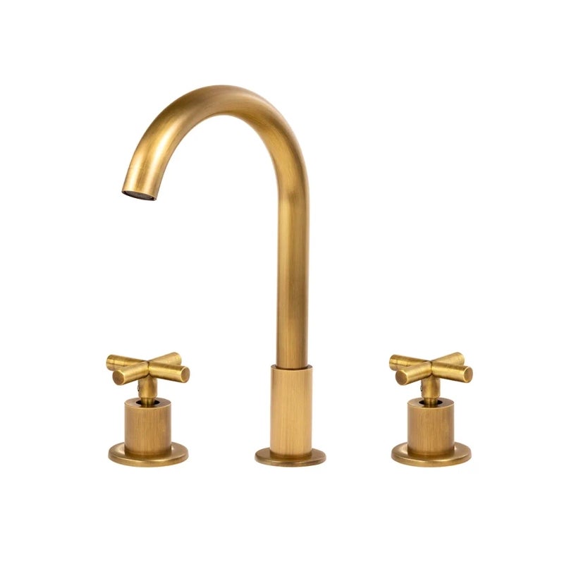 BATERIA UMYWALKOWA VERANNI 3-OTWOROWA SEM-1106V STARE ZŁOTO