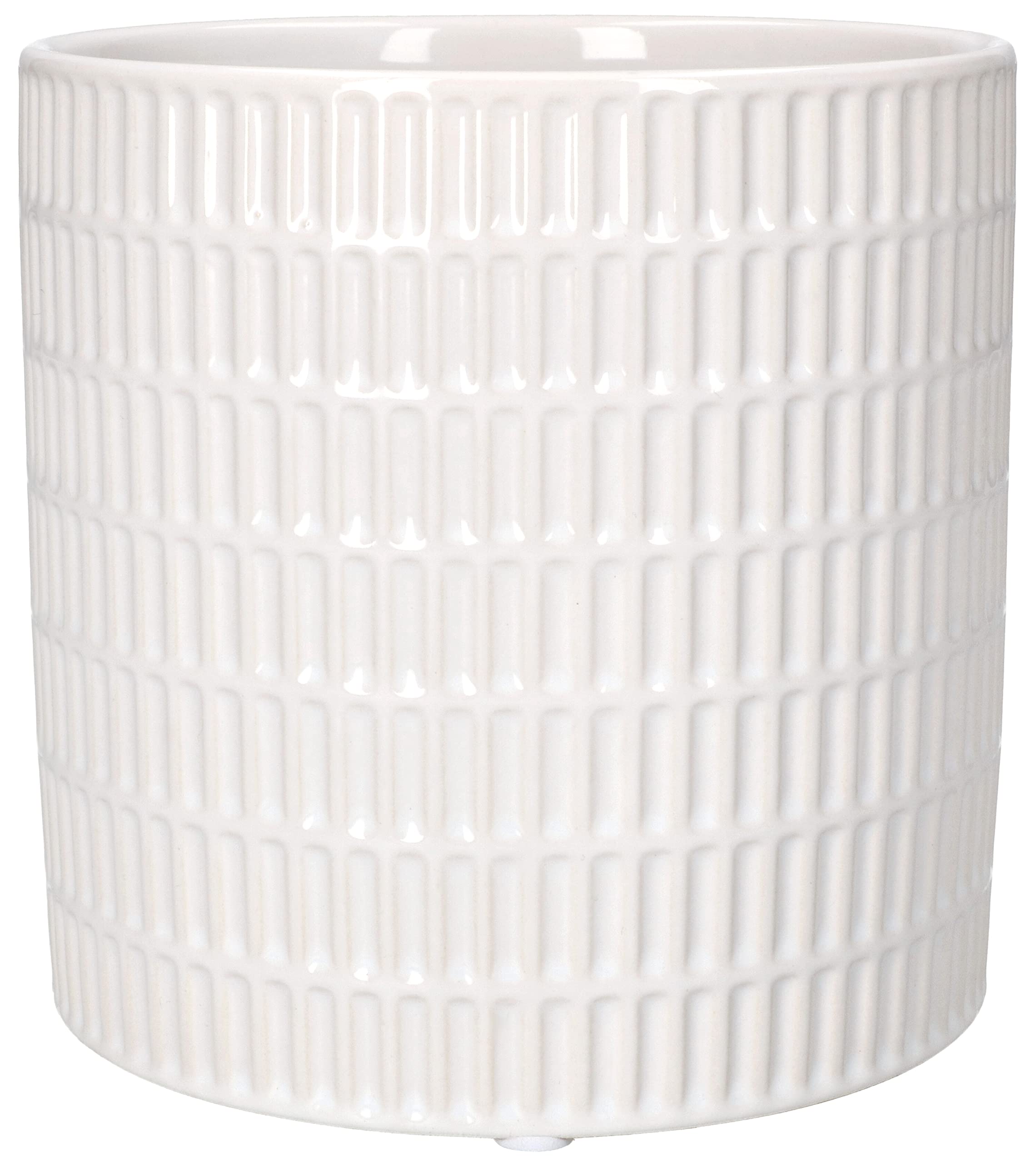 Doniczka szkliwiona fi12 donica osłonka ceramiczna - KOTARBAU