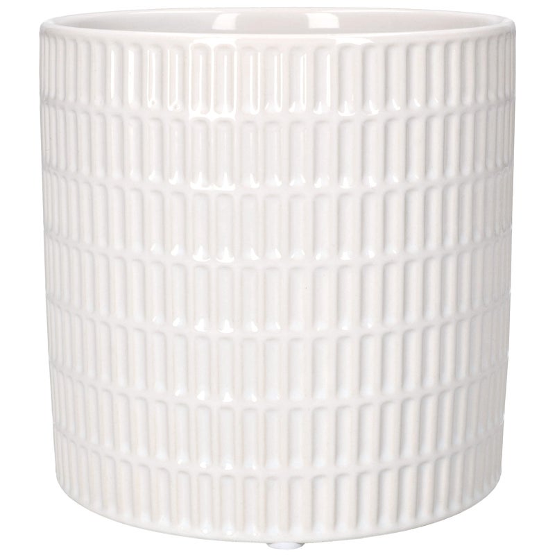 Doniczka szkliwiona fi12 donica osłonka ceramiczna - KOTARBAU