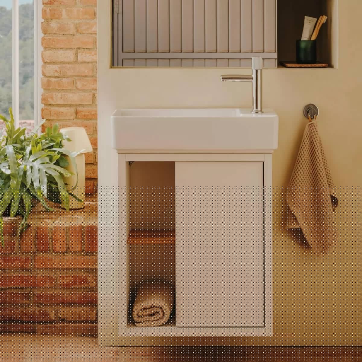 Baterie Lavoar Roca A5A3B3FC00 | Gama NU, Monocomanda, Marime S, Crom